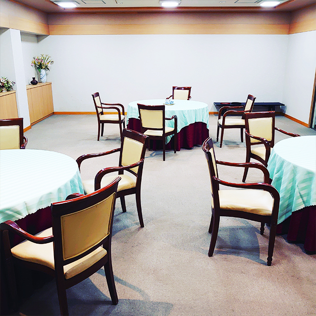 お座敷、テーブル席